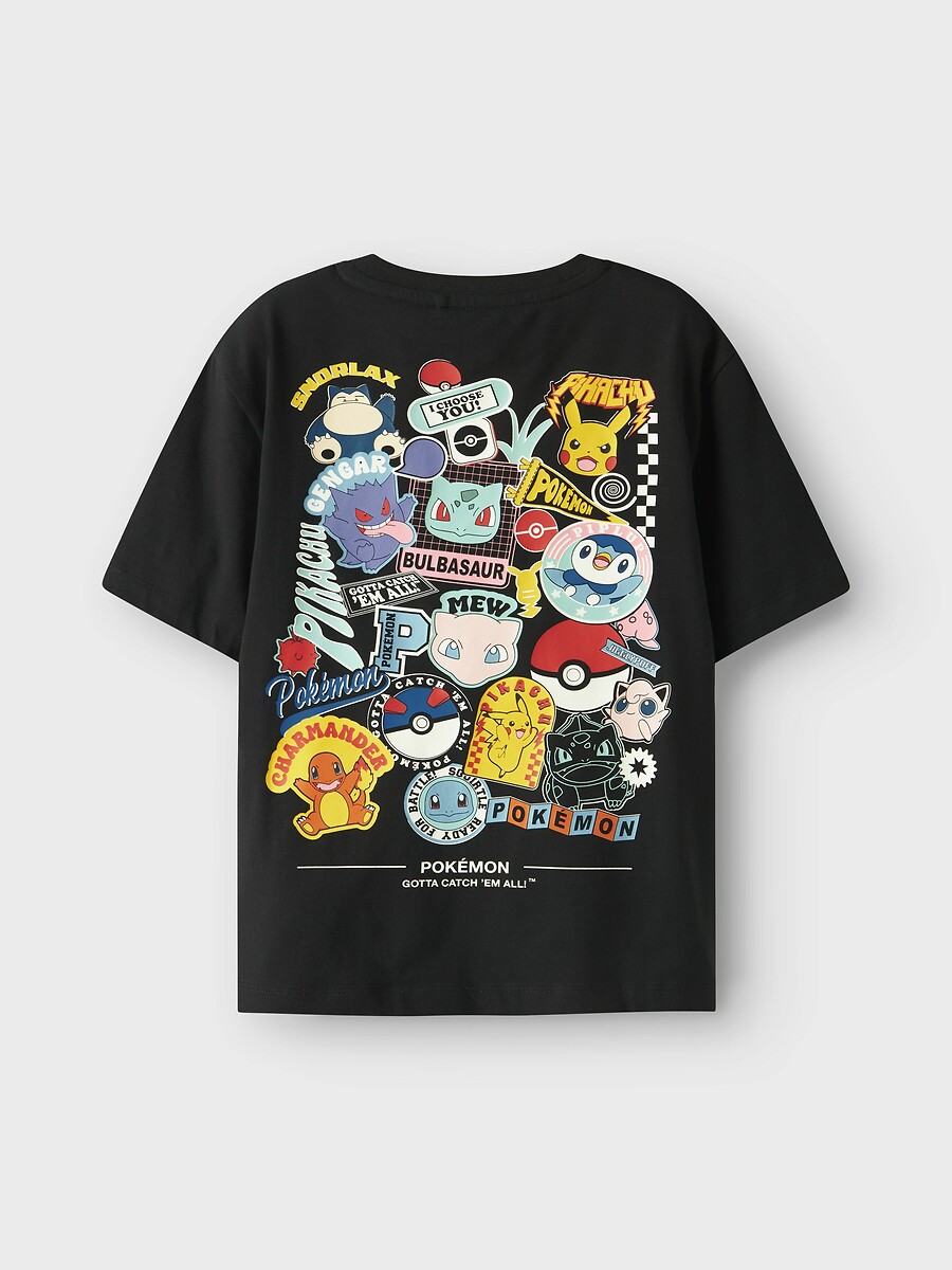 Nomeie como<br>Camiseta de manga curta, Pokémon