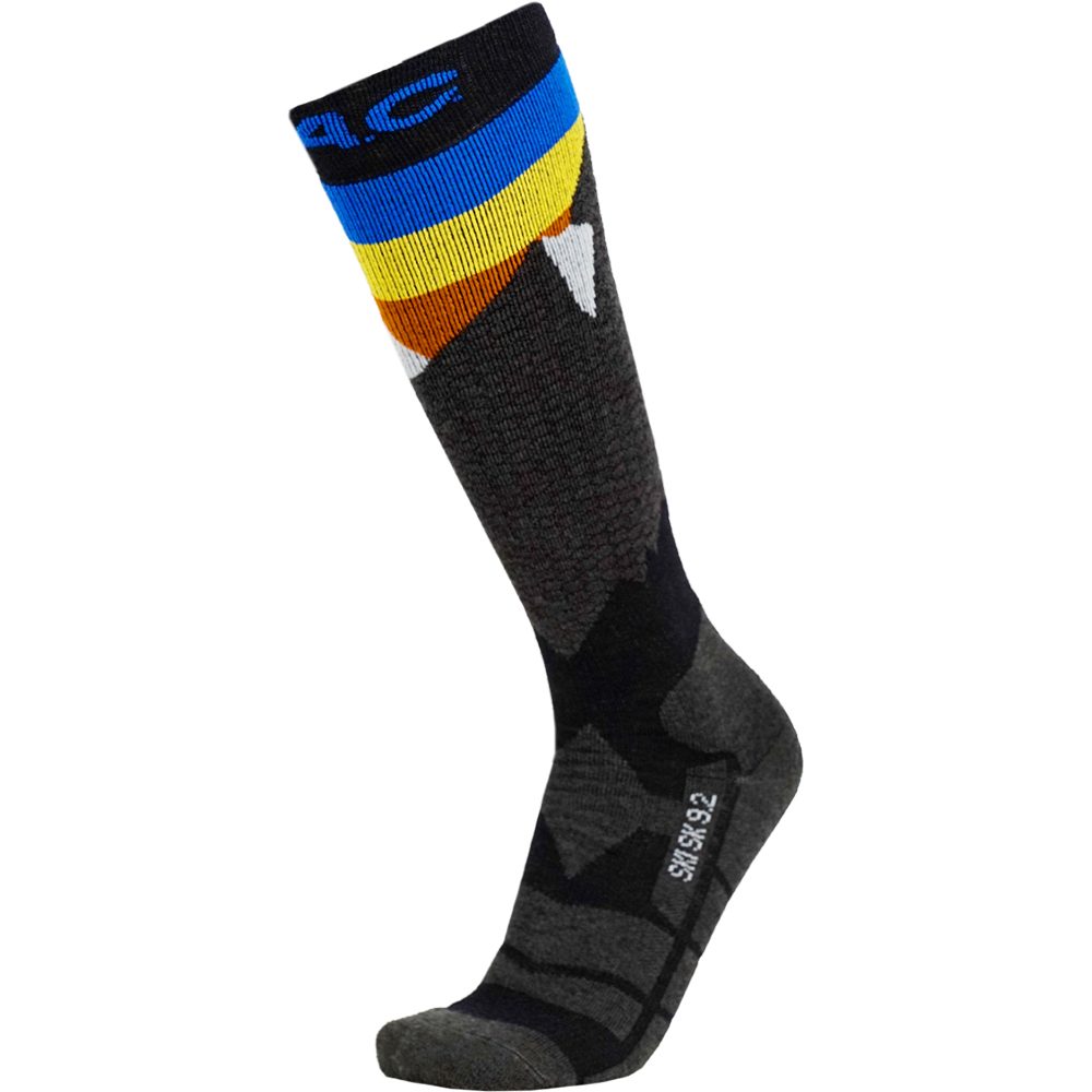 P.A.C. 9.2 Merino Extra Warm Skisocken Herren anthrazit
