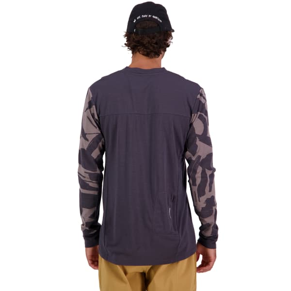 T-shirt thermique MONS ROYALE REDWOOD ENDURO VLS M SHALE / FRAGMENTS
