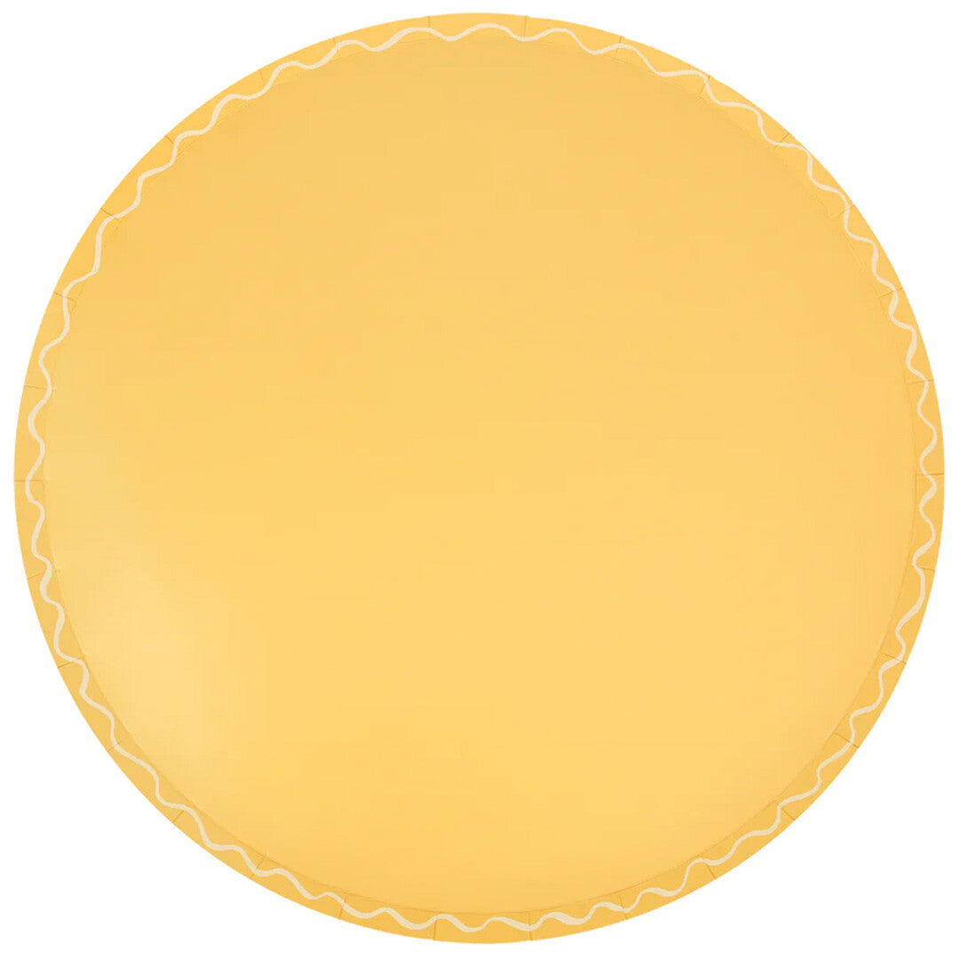 Meri meri borden gekleurd - large - 8st