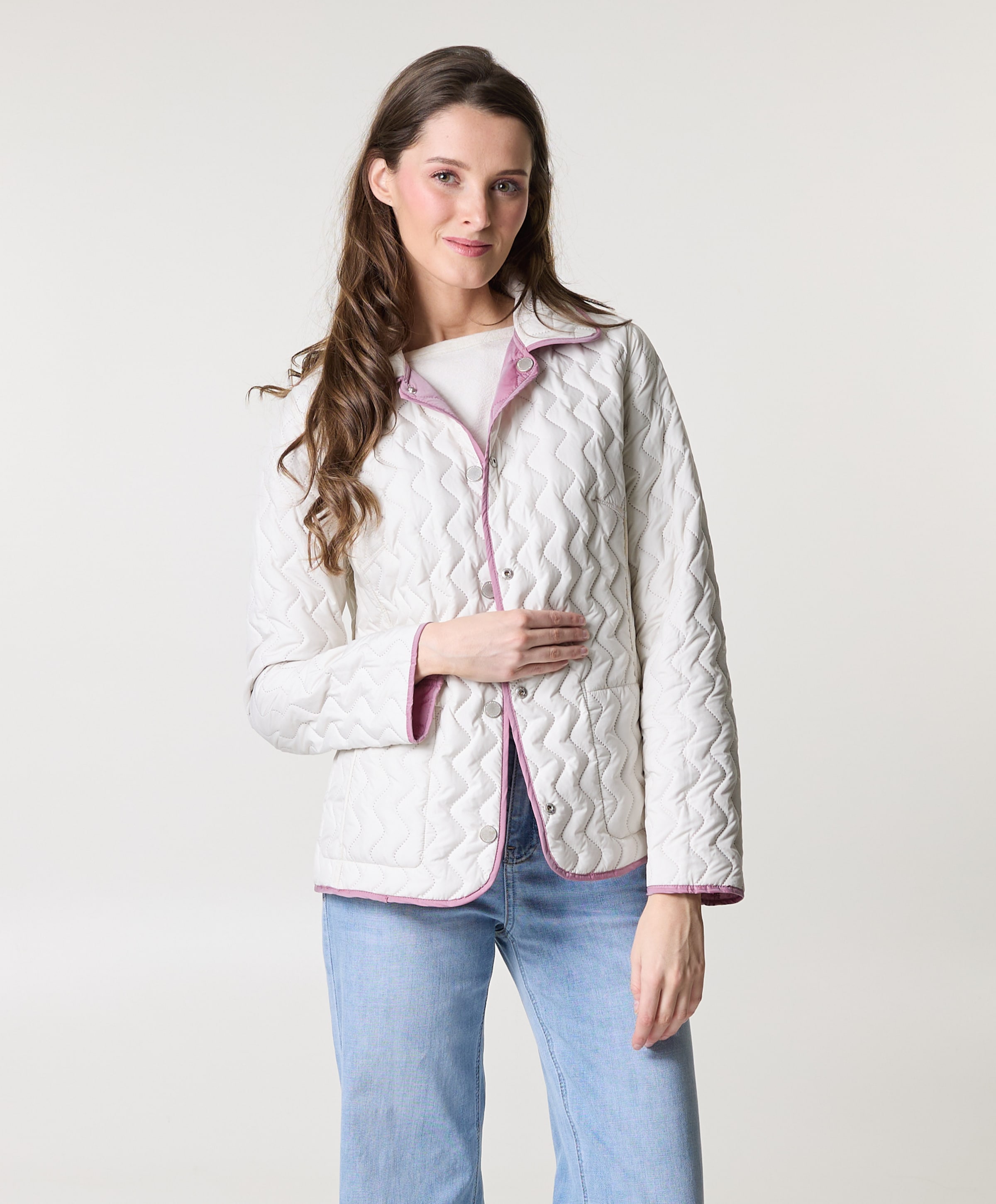 Barbara Lebek Dames jas roze
