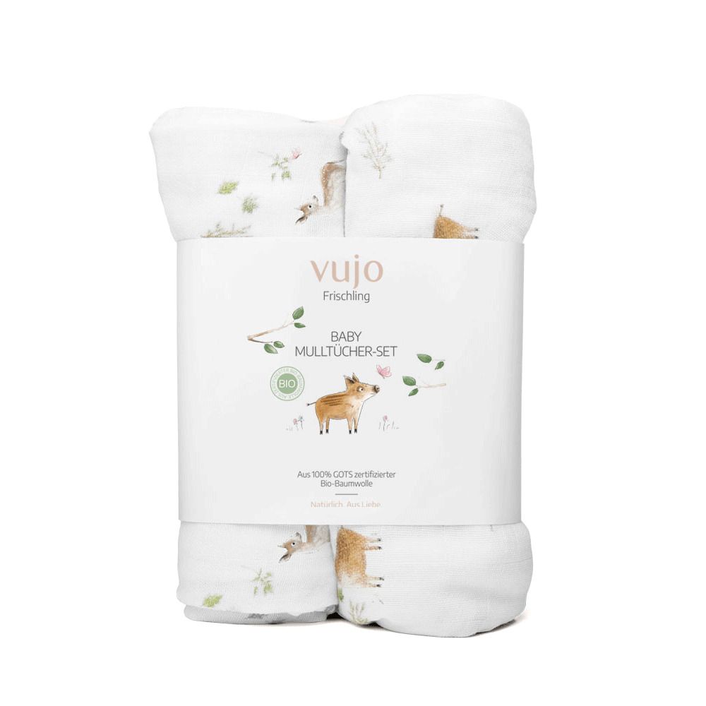 vujo - Baby Mulltuch-Set
