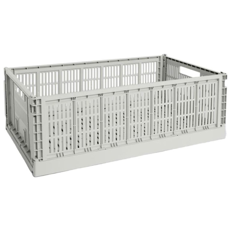 Hay Colour Crate krat RE opbergbak XL Grey
