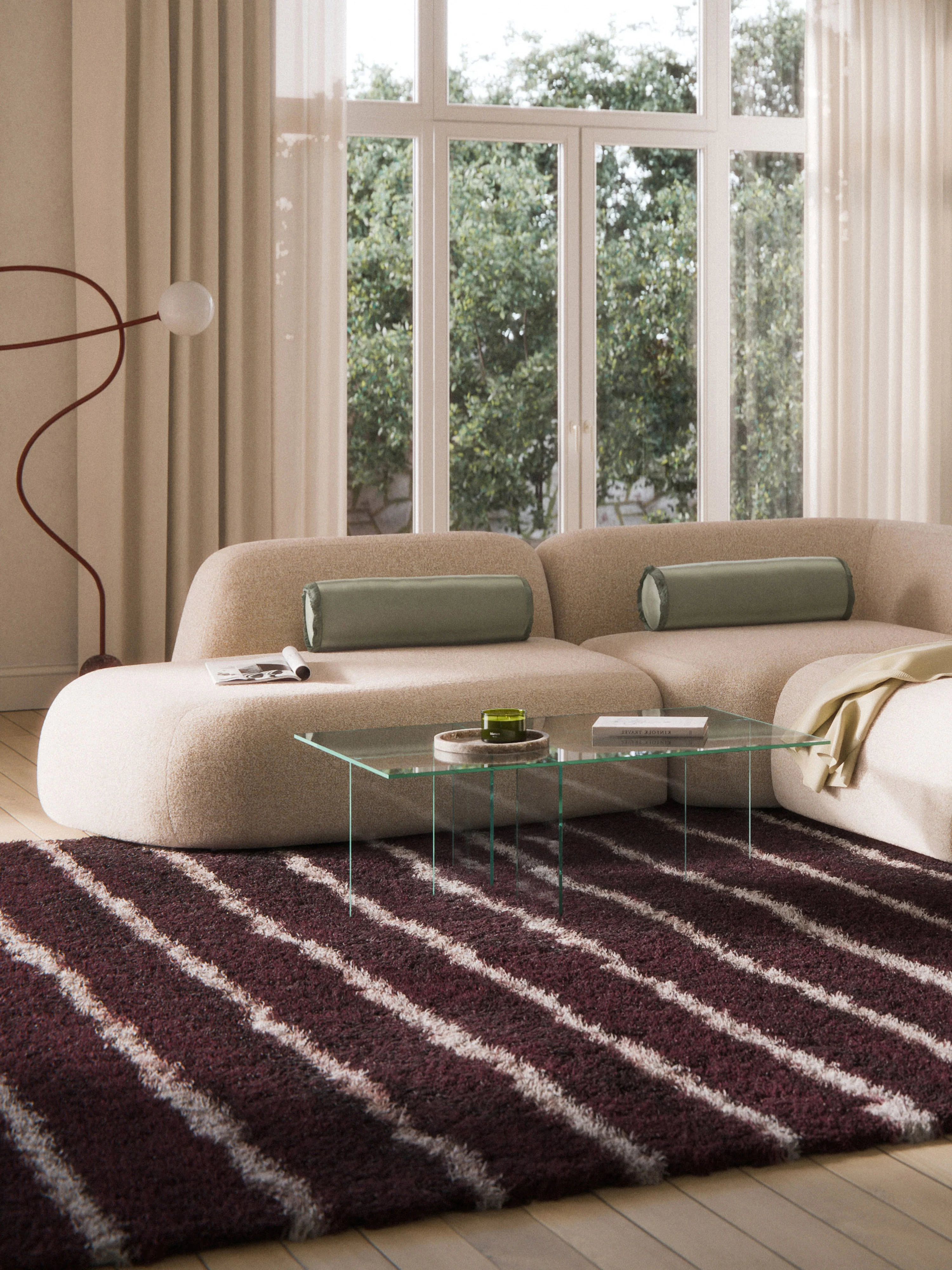Bouclé chaise module Wolke