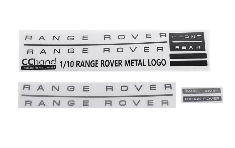 Emblem Metal JS Scale Range Rover Classic SetEmblem