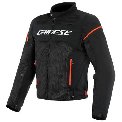 Blouson Dainese AIR FRAME D1 TEX FLUO - Noir / Rouge