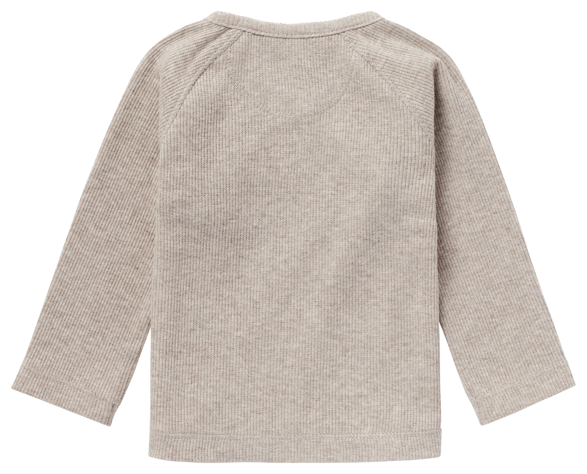 Noppies Noppies overslagshirt rib Nanyuki taupe mel