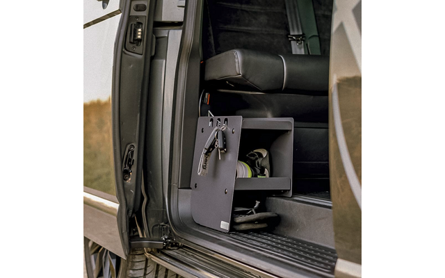 BusBoxx Schuhregal / Stauraum shoeBOXX VW T5/T6/T6.1 für Fahrzeugtür
