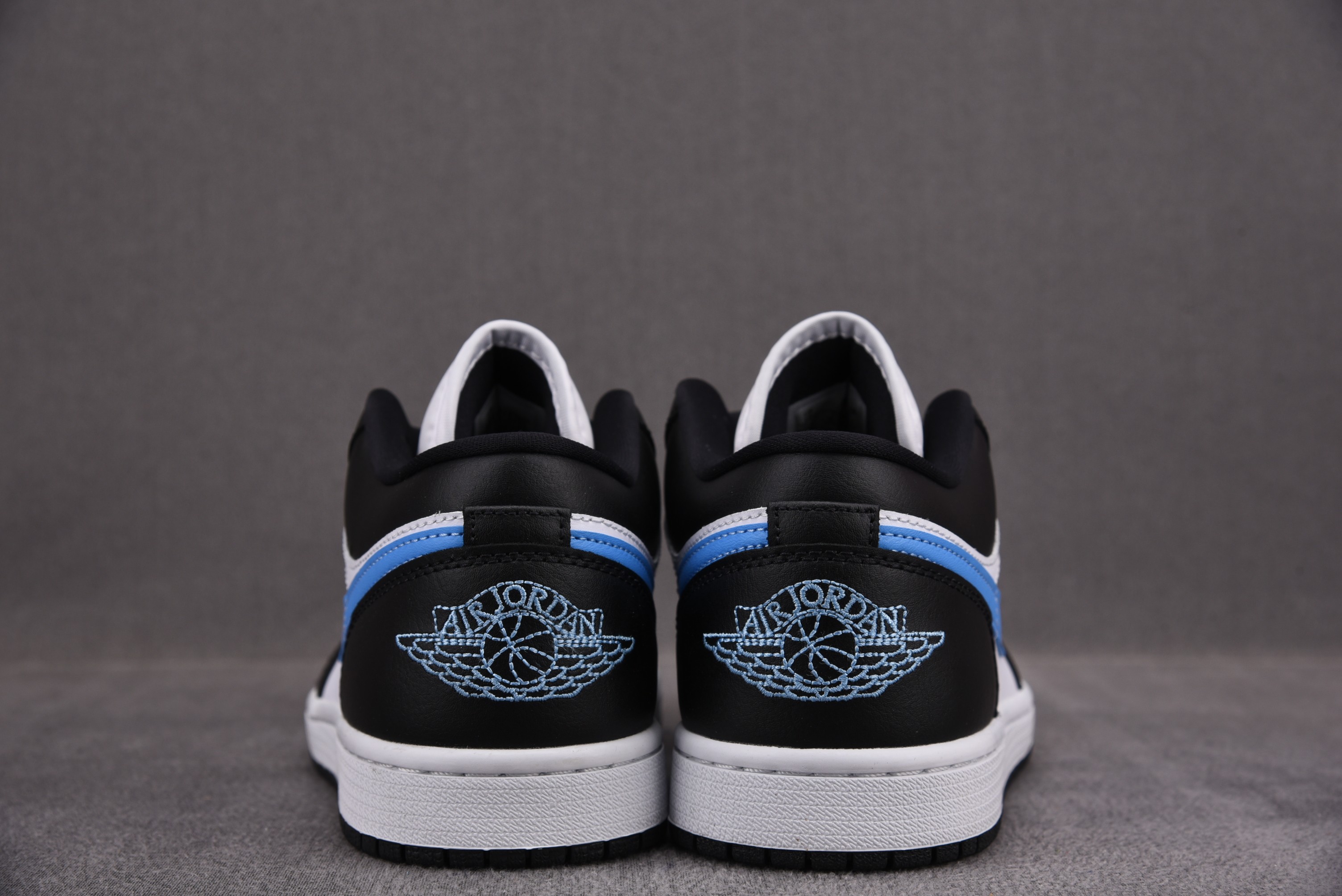 Jordan 1 Low Black University Blue White (Women Size!!)