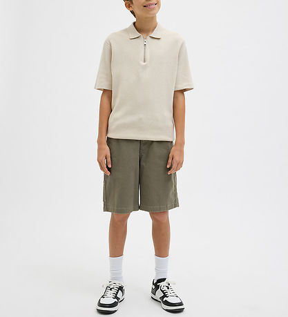 Jack & Jones Shorts - JpstTony - Dusty Olive/Nähen mit. Dtm