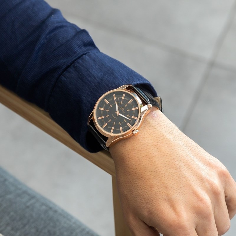 Magnifique Montre Homme Noir GIORGIO