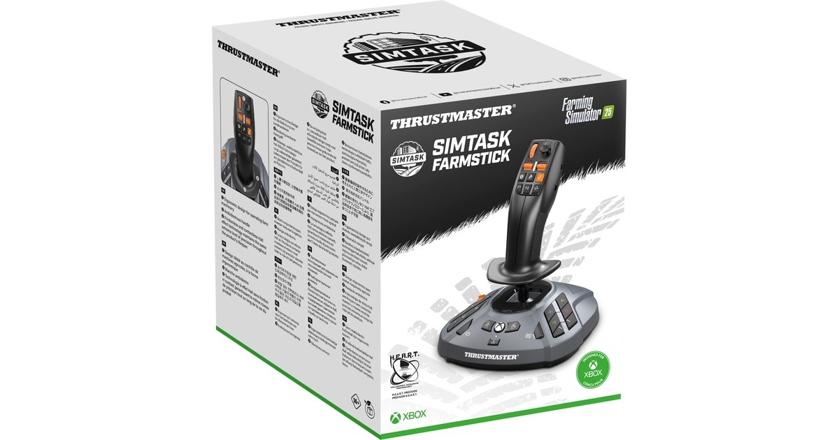 ThrustmasterSimTask FarmStick joystick  (Grijs/zwart, Pc, Xbox Series X|S)
