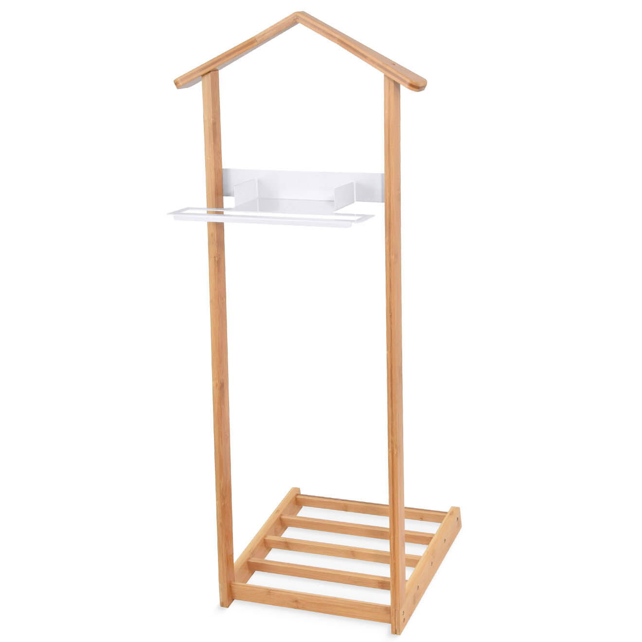 Domopak Living Valet de nuit bois - 43.5x34x102 cm