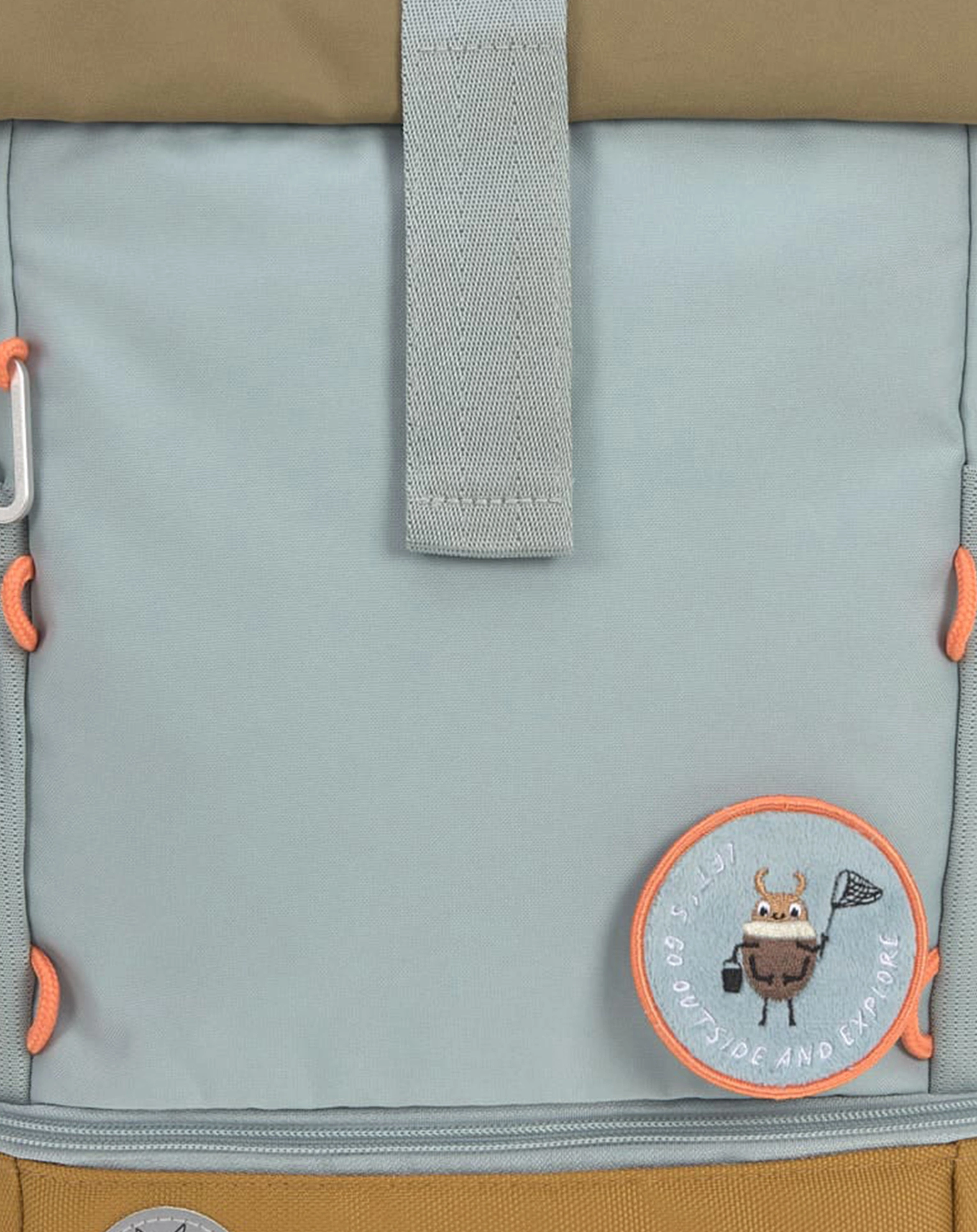 Rolltop-Rucksack NATURE (32,5x23x11) in light blue