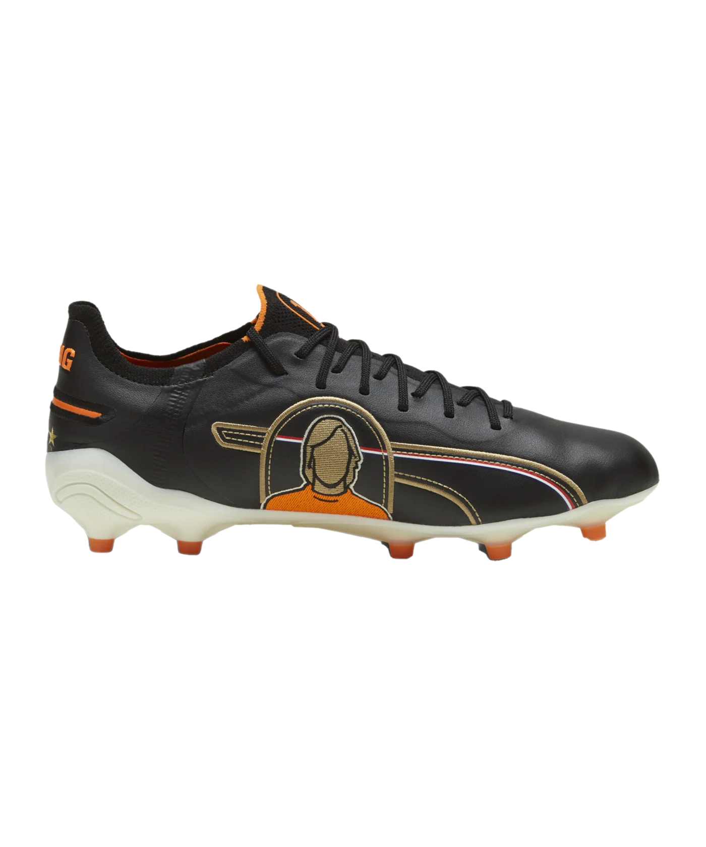PUMA KING Ultimate Cruyff FG/AG Schwarz Weiss F01