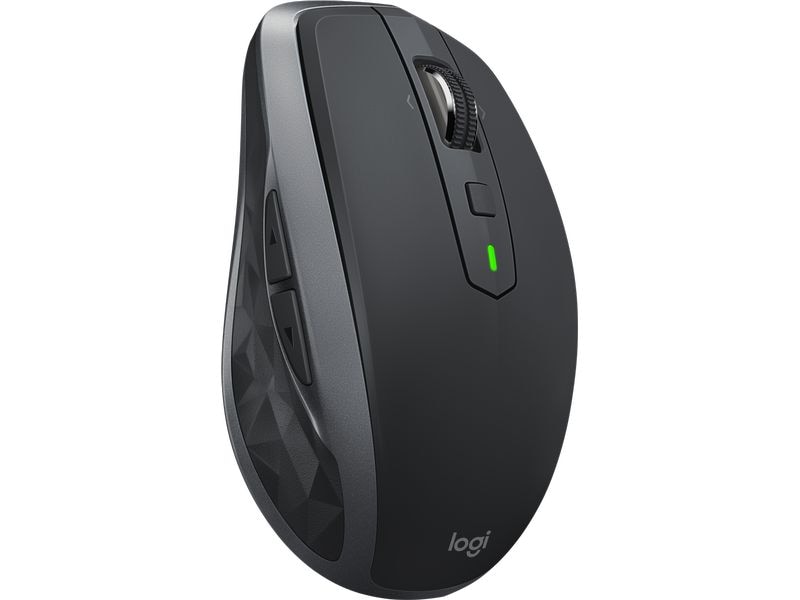 Logitech Mobile Maus MX Anywhere 2S graphite Präzise Wireless-Maus mit Logitech Flow-Technologie