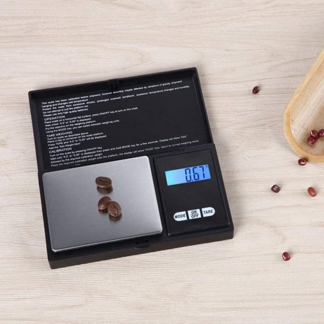 Digital smykkevægt / guld / kaffe 0,01 g