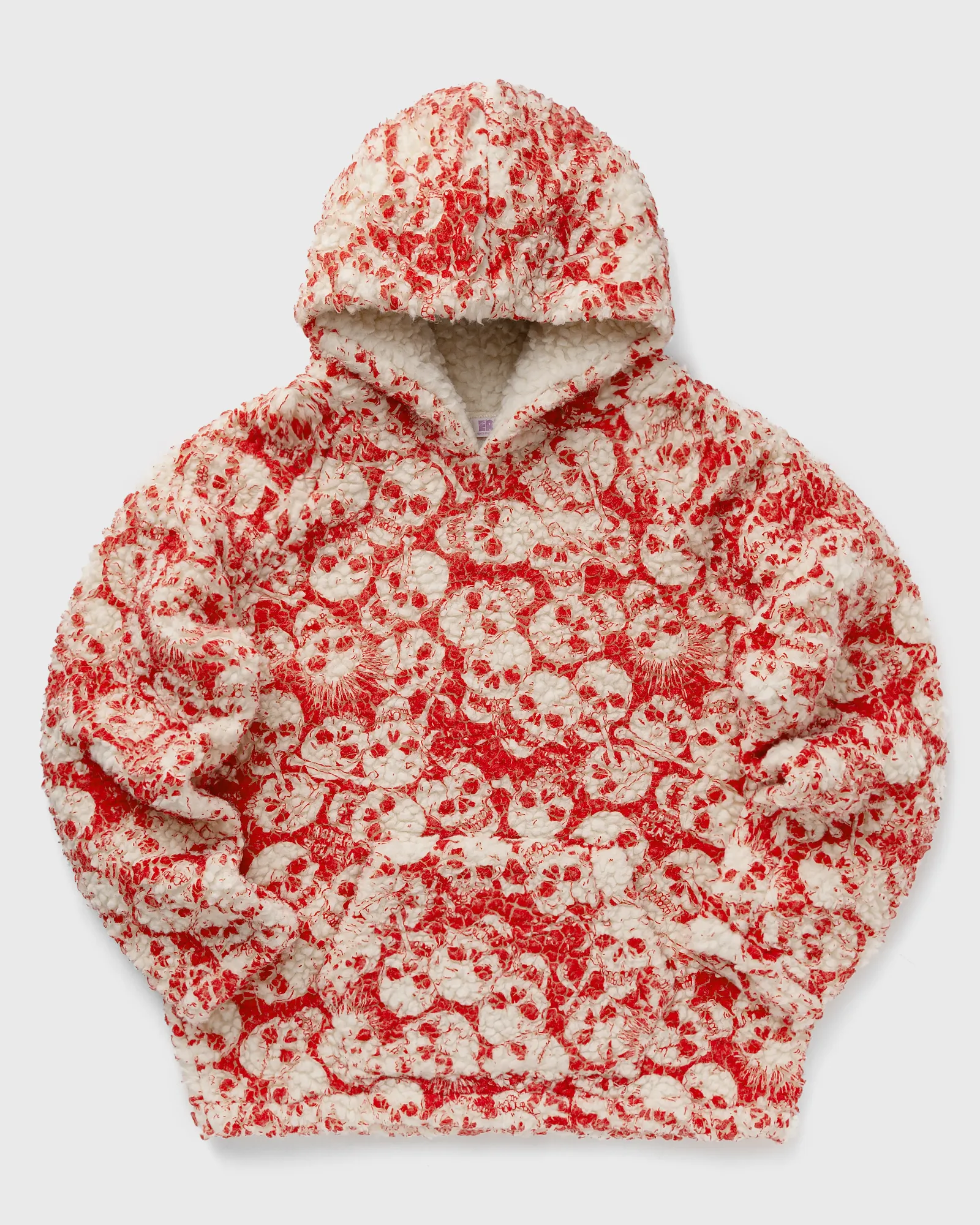ERL PRINTED VINTAGE FLEECE HOODIE KNIT