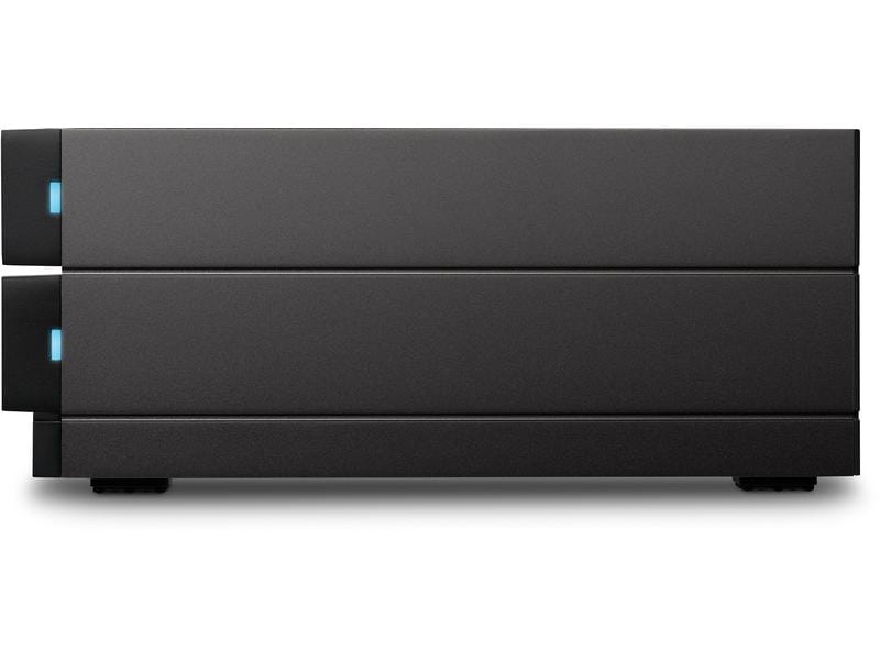 LaCie Externer RAID-Speicher 2Big Dock Thunderbolt 3 40 TB Professionelles Hardware-RAID mit zwei Festplatten
