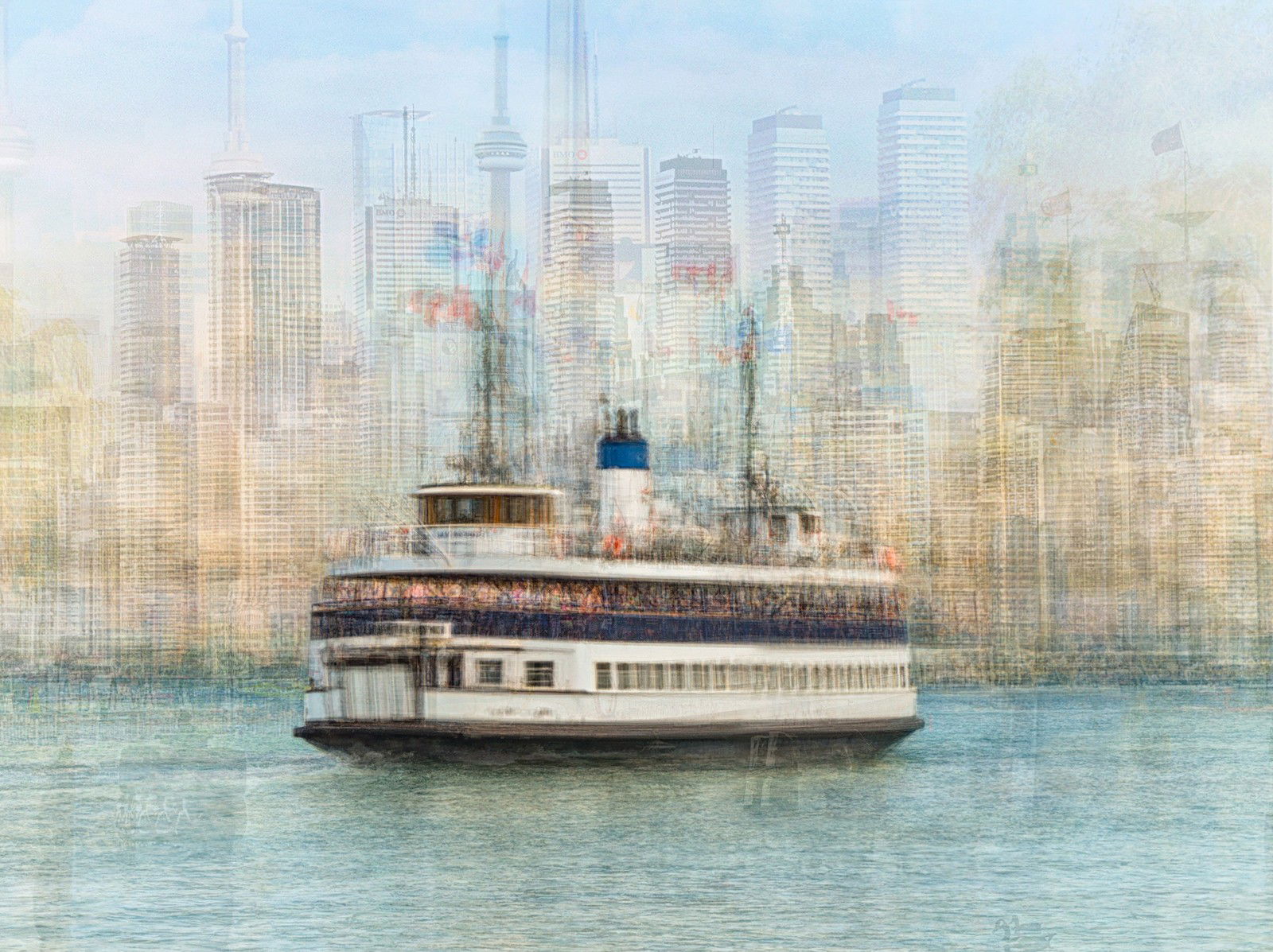 Toronto Island Ferry by Pep Ventosa - Limited Edition. Edition of: 100. Signed.