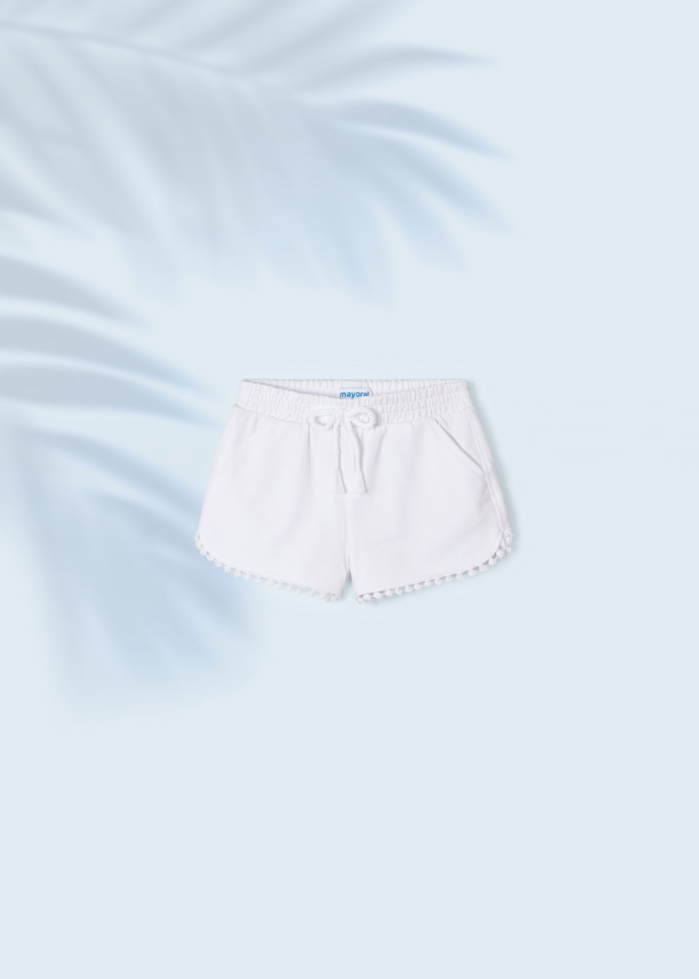 Calções de algodão sustentável para meninas
