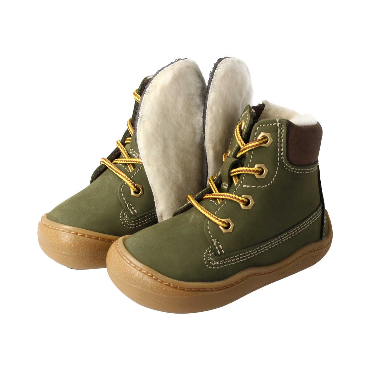 WL4222-WX5 khaki TIMBII nubuck wool laces zipper Winterstiefel Weite/W