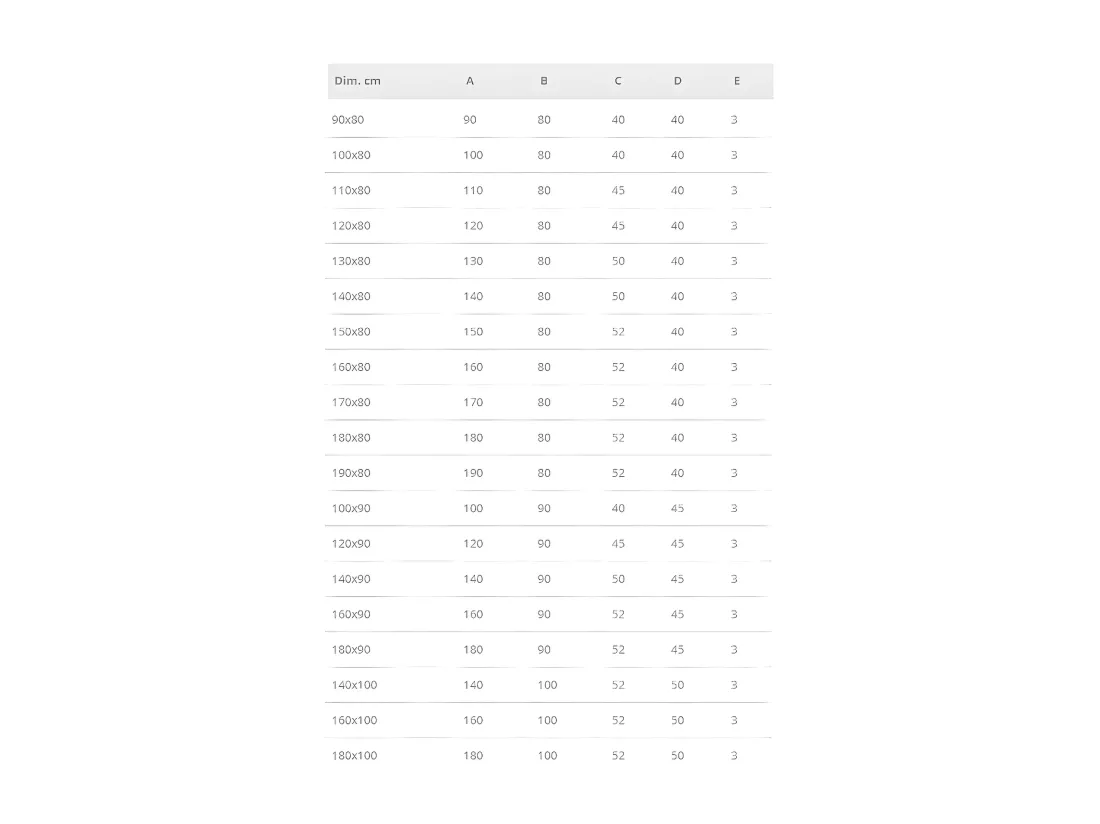 Receveur de douche 90 x 90 cm extra plat LOGIC surface ardoisée rectangulaire blanc