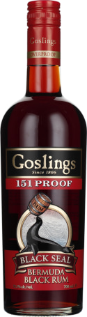 GOSLING'S BLACK SEAL 151 PROOF 70CL