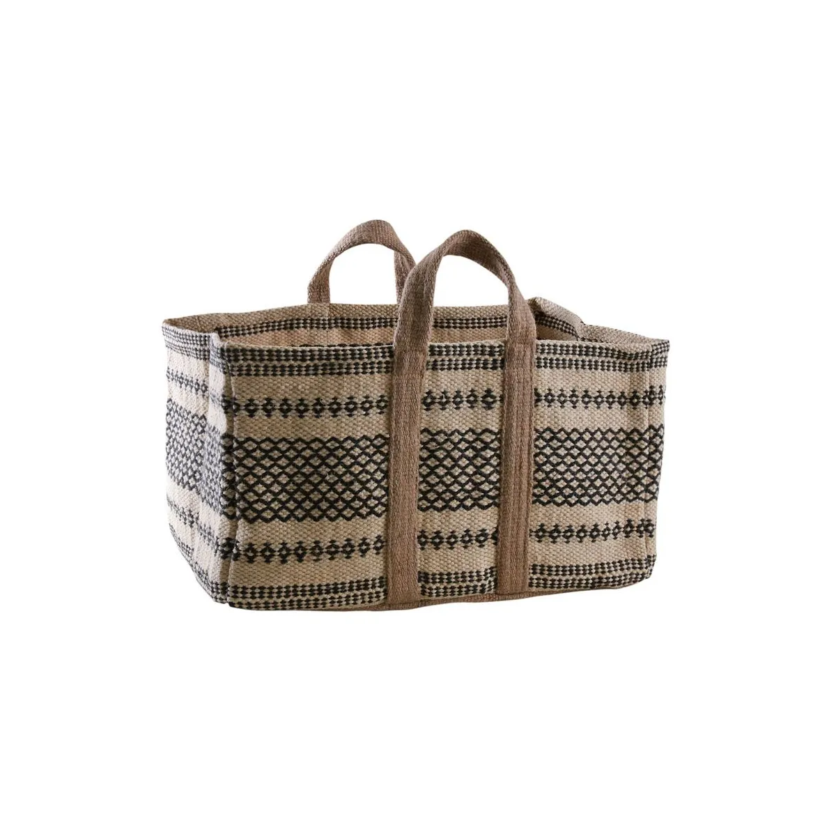 Aubry Gaspard Sac à bûches toile de jute