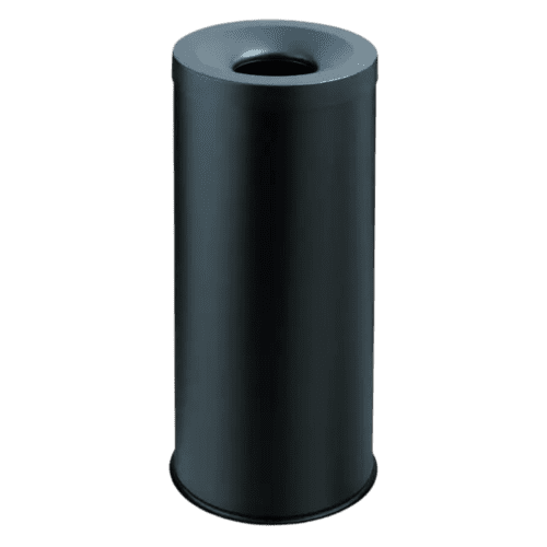 Corbeille anti-feu 30 litres acier noir Medial