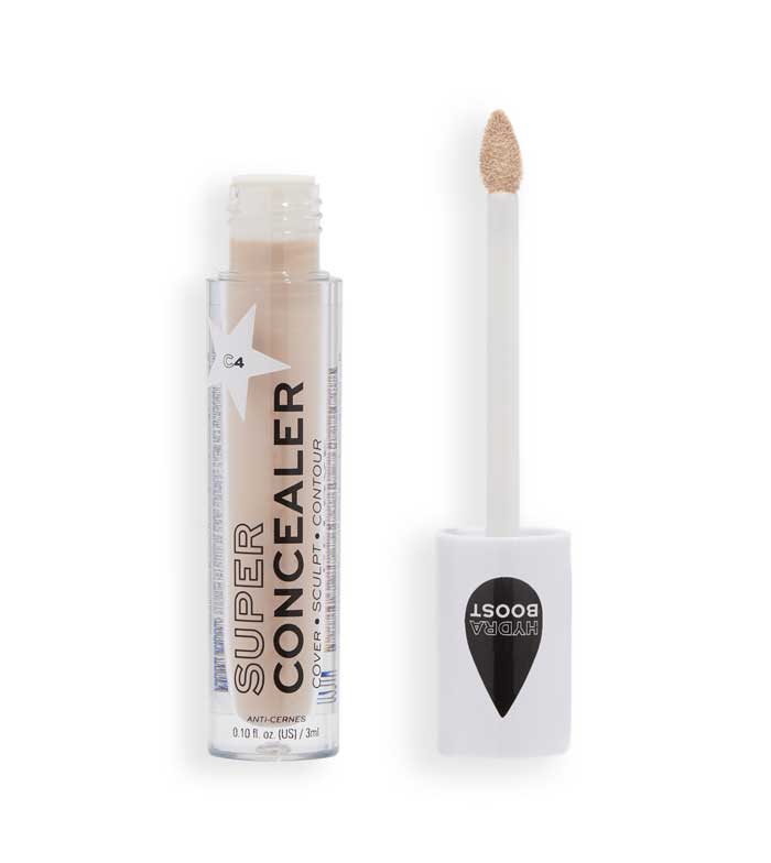 Revolution Relove - Corretivo líquido Super Concealer Radiant Matte - C4