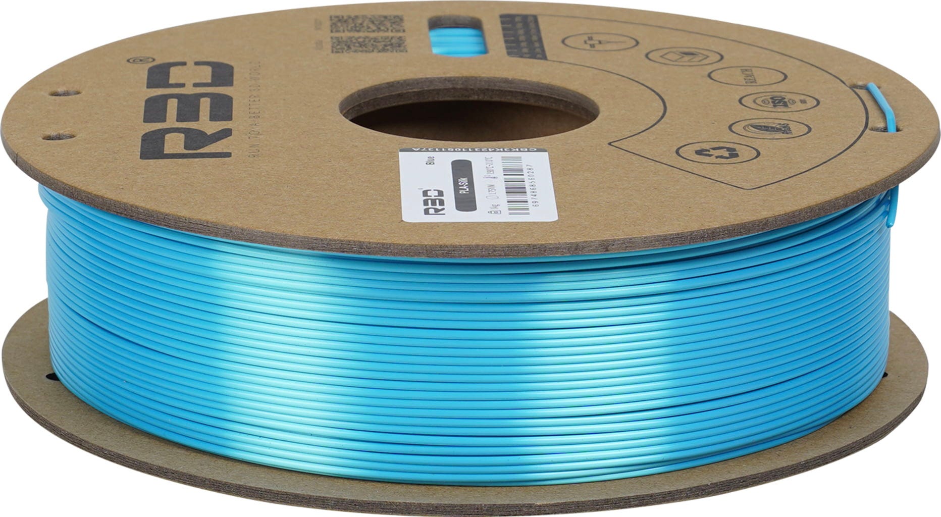 R3D  PLA Silk Blue, 1.75 mm / 1000 g    PLA-Filament mit Silk-Effekt