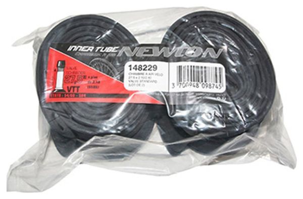 Chambre a air velo 27.5 x 2.10-2.40 Newton valve standard (lot de 2)
