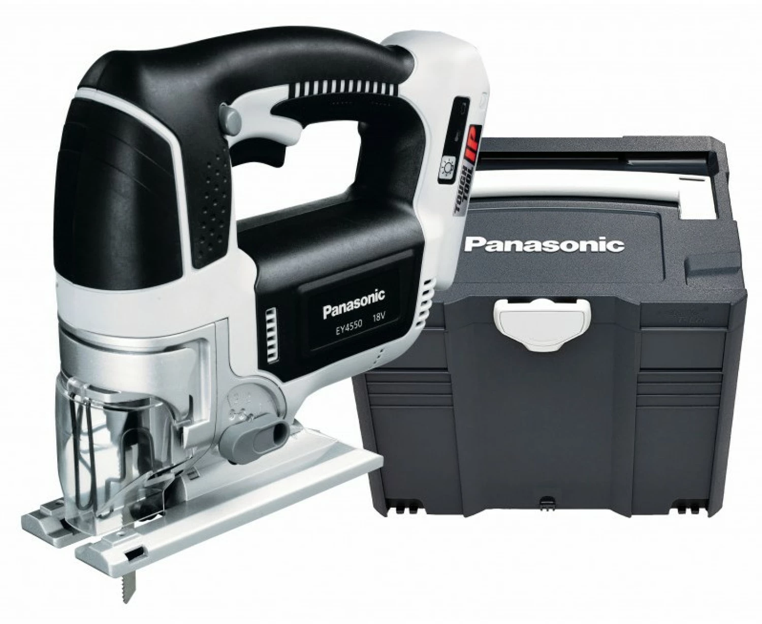 Panasonic EY4550XT 18V Li-Ion accu decoupeerzaag body in systainer - D-greep