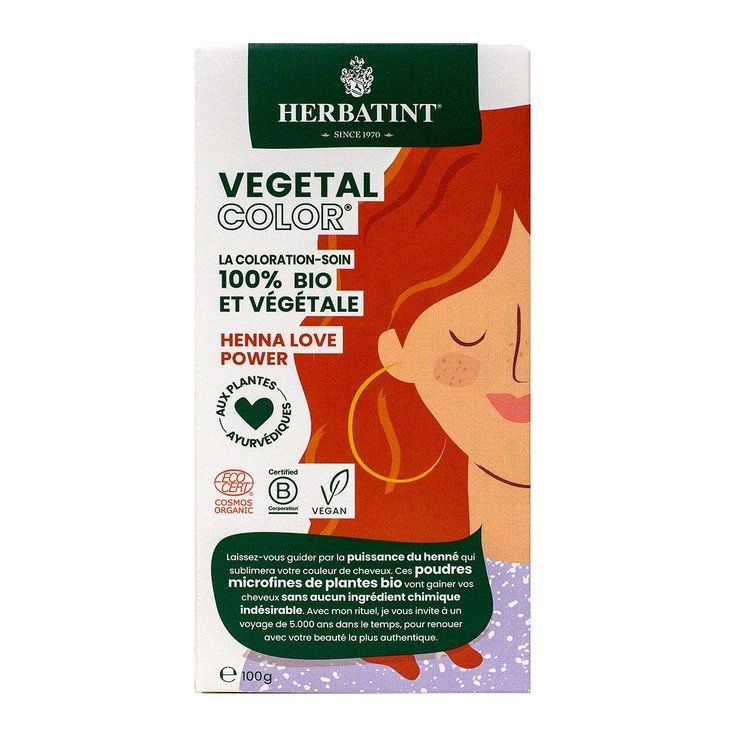 Végétal Color bio Henna Love 100g