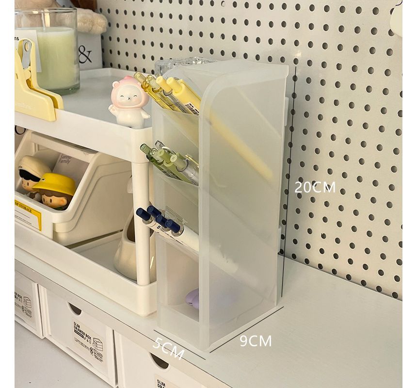 Momoi - Kunststof hoekige bureau-organizer (verschillende uitvoeringen)