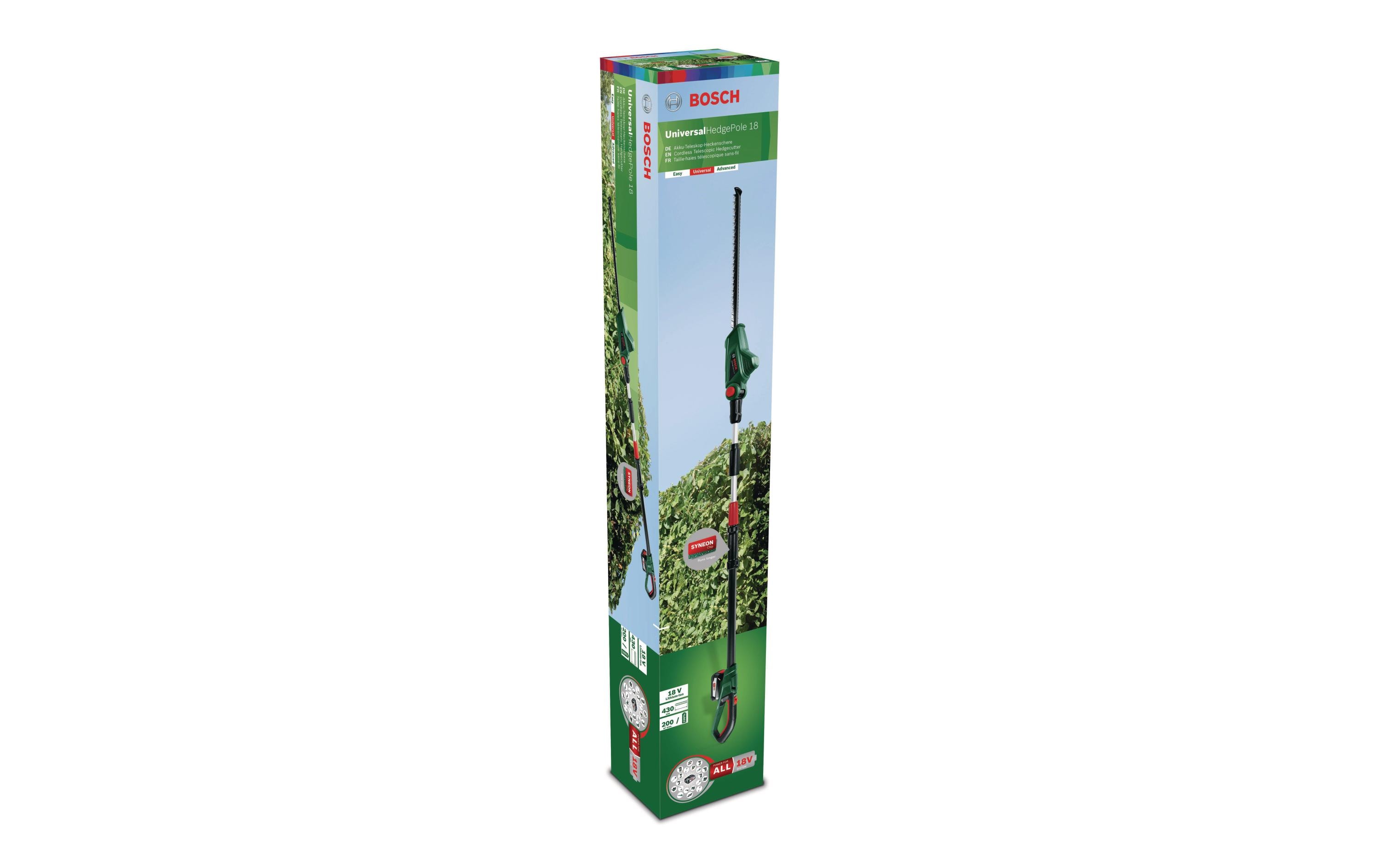 Teleskop-Heckenschere UniversalHedglePole 18 V, 2.5Ah<br>18-Volt-Gerät