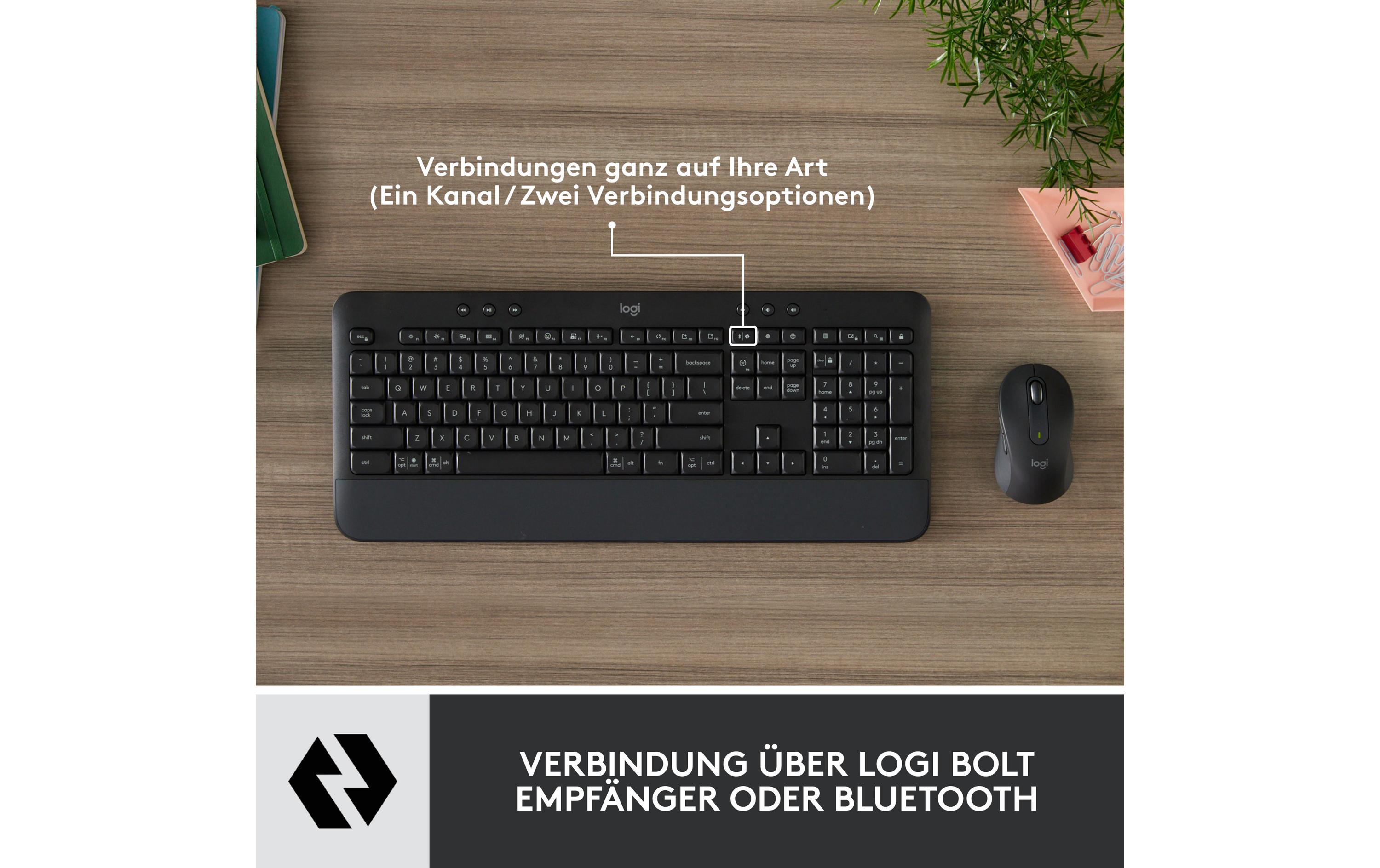 Tastatur-Maus-Set MK650 Combo for BusinessKabelloses Tastatur-Maus-Set für Unternehmen