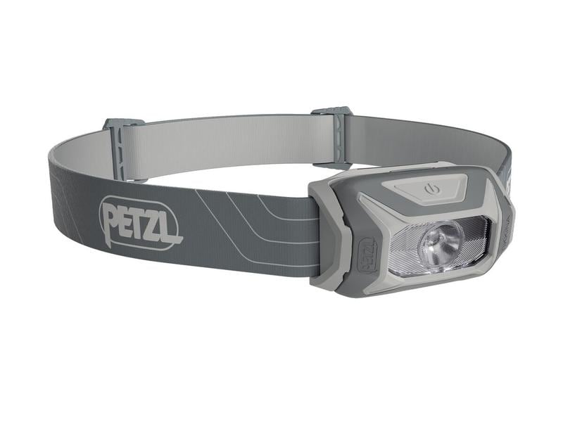Petzl Stirnlampe Tikkina Grau, 300 lm Kompakte und leistungsstarke Stirnlampe