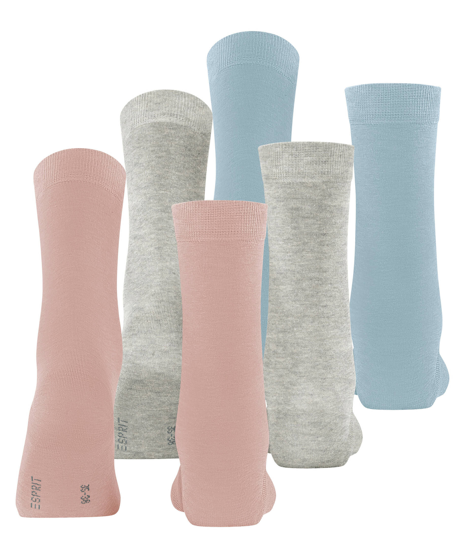 Esprit| Damen Socken Solid-Mix 3-Pack