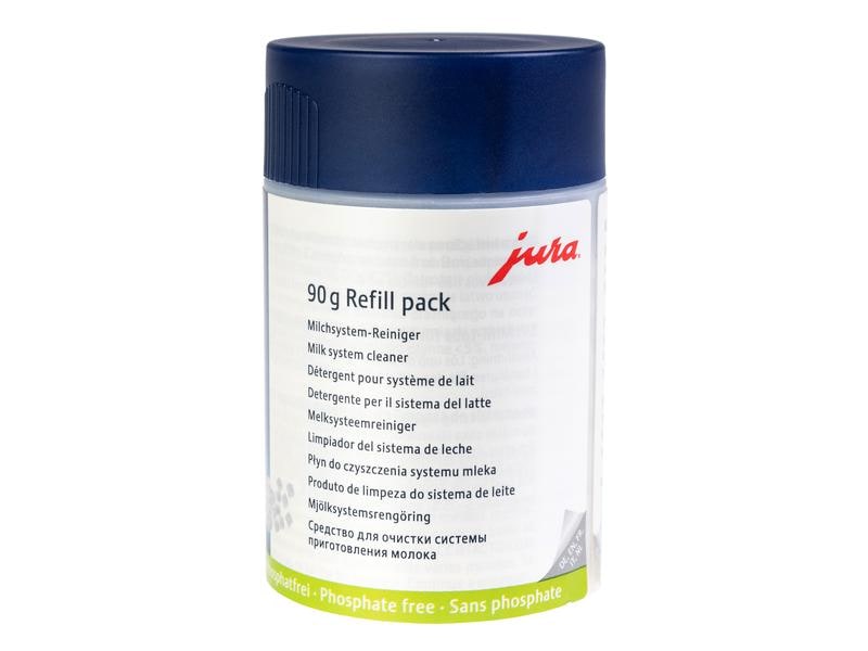 JURA Milchsystem Reiniger Mini Tabs 90g Nachfüllflasche Nachfüllpackung Reinigungstabs für das Milchsystem