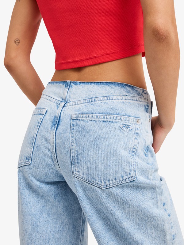 Coco Low Sunbleached Jeans à coupe ample Bleu Femme