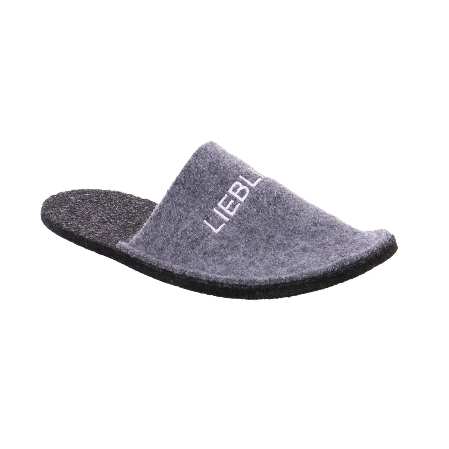 GOTTSTEIN Hausschuhe + Stiefelsocken Grau Textil
