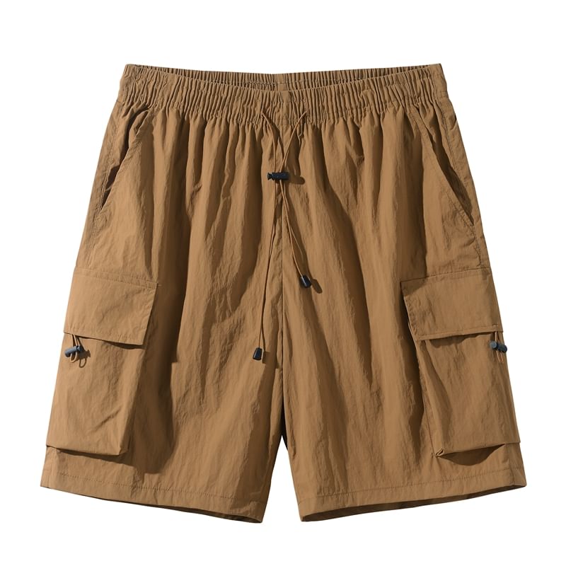 Fireon - Cargoshorts met trekkoord in de taille en wijde pijpen