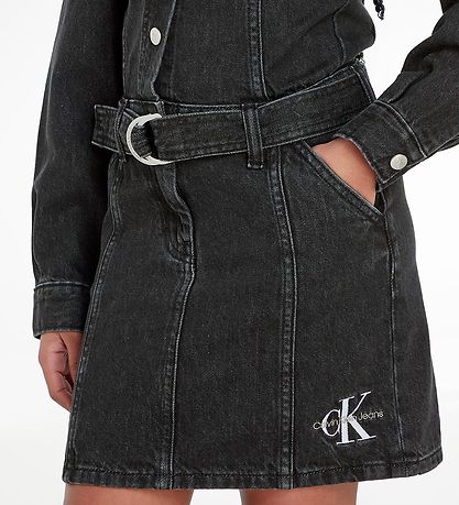 Calvin Klein Kleid - Denim - Leicht Black