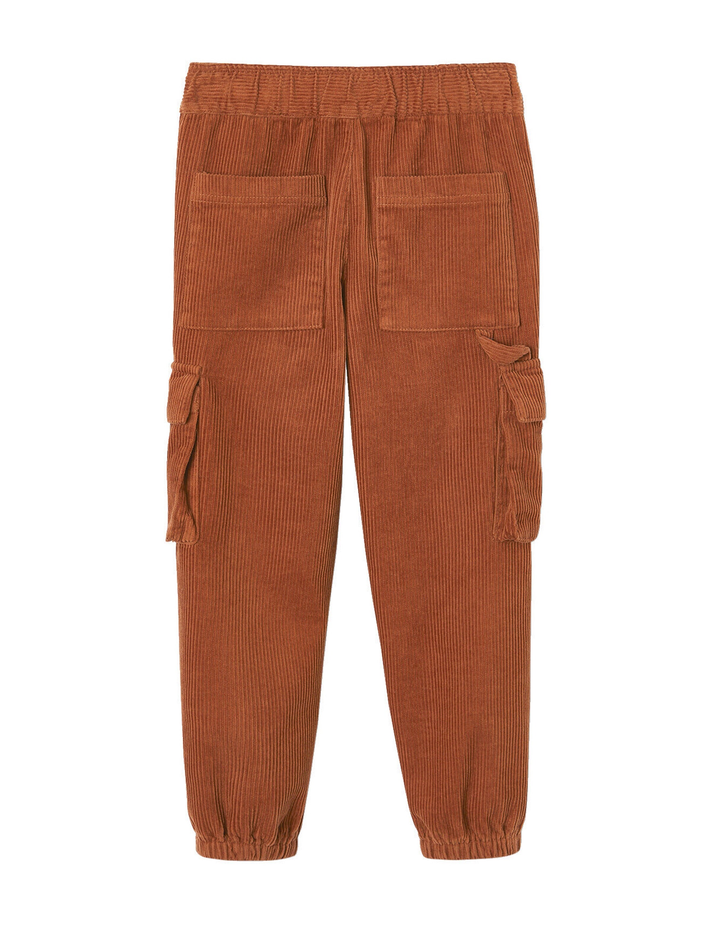 Vertbaudet Gefütterte Jungen Cargohose aus Cord braun