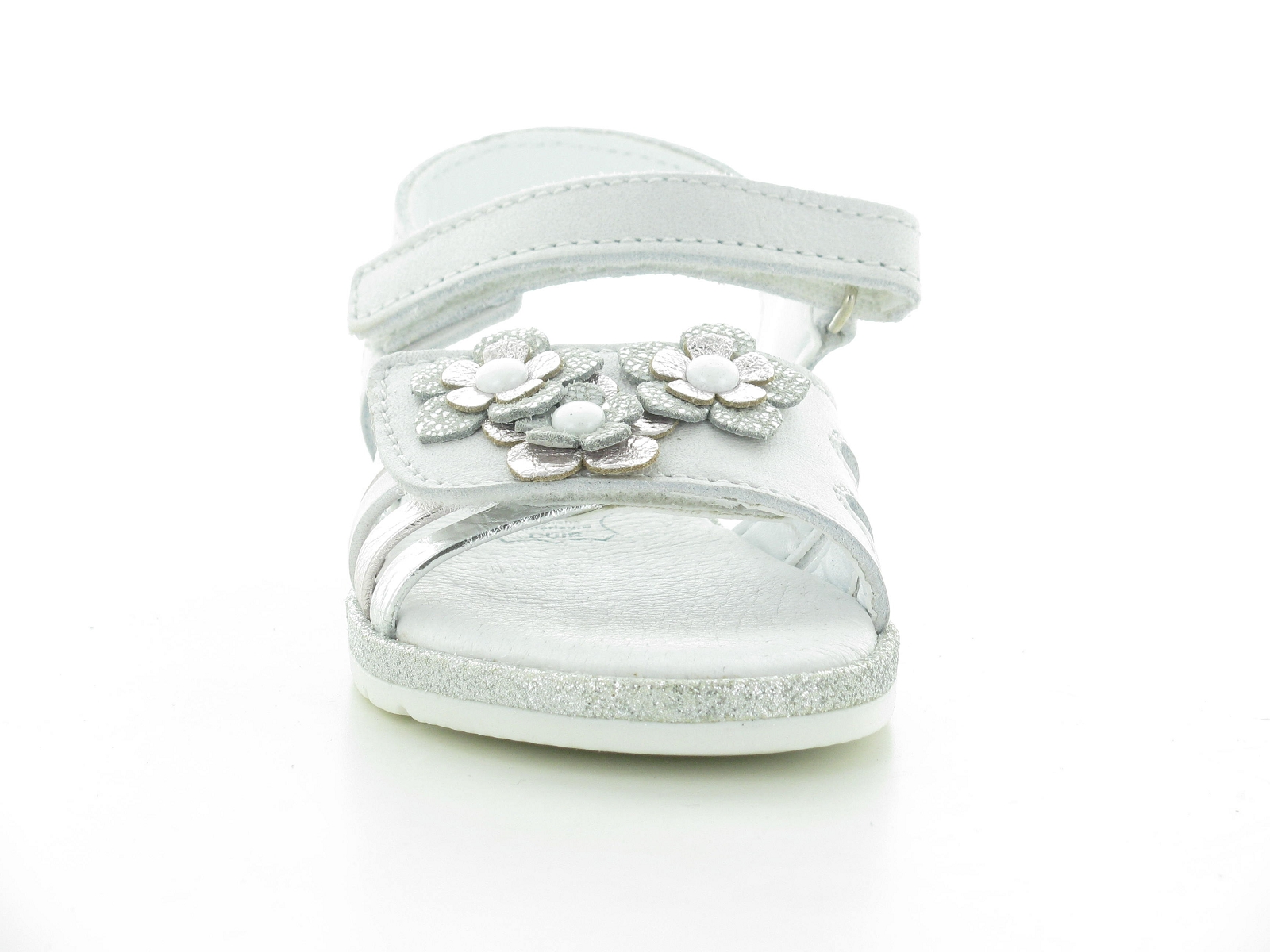 Bopy-ELENA Cuir Blanc Argent