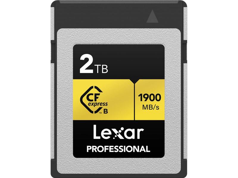 Lexar CF-Karte Professional Type B GOLD Series 2000 GB CompactFlash-Speicherkarte