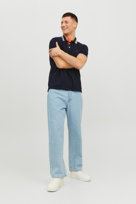 Jack & Jones blauwe heren polo