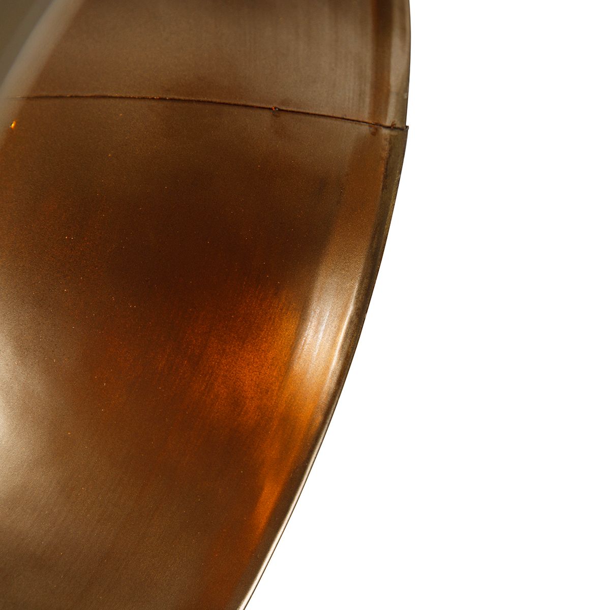 Industriële tripod vloerlamp brons met hout - Mangoes
